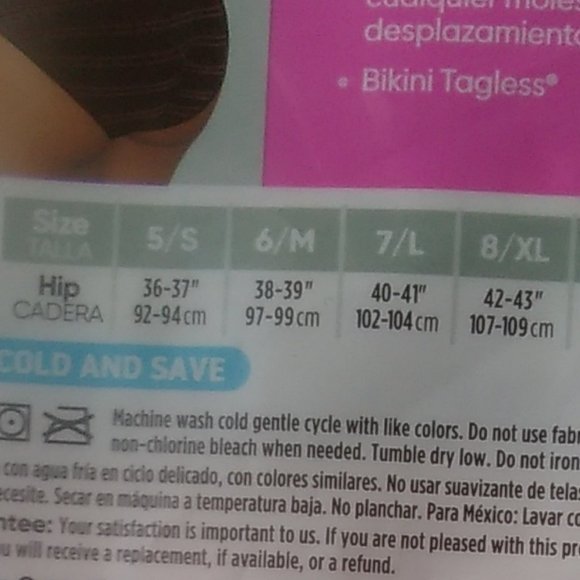 Hanes Comfort Flex Fit Bikinis 8/L - Picture 6 of 6